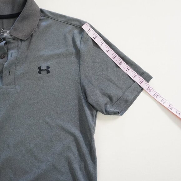 Under Armour Gray Performance Men’s Polo - Picture 8 of 8